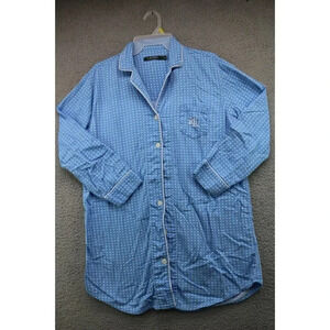 Women's Lauren Ralph Lauren Sleepshirt-Size Medium-Cotton & Viscoe